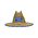 Properly Tied Malibu Wave Cabo Straw Hat