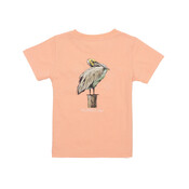 Properly Tied Melon Heather Pelican SS Tee