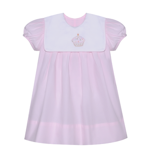 Baby Sen Birthday Cupcake Pink Ellis Dress