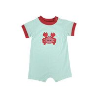 Ishtex Textile Products, Inc Crab Applique Boy's Romper