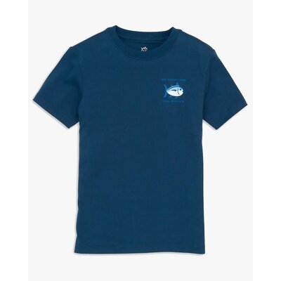 Southern Tide SS Classic Skipjack Tee Yacht Blue