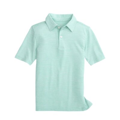 Southern Tide SS Driver Spacedye Performance Polo Marine Blue