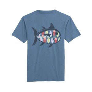 Southern Tide SS Lure Tee Coronet Blue