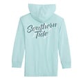 Southern Tide Letterpress SJ Hoodie Tee Wake Blue