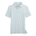 Southern Tide Ryder Halls Stripe Heather Performance Polo Heather Wake Blue