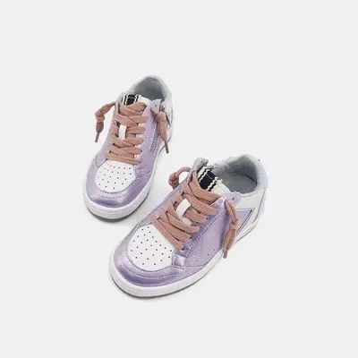 ShuShop Park Kids Metallic Purple Sneaker