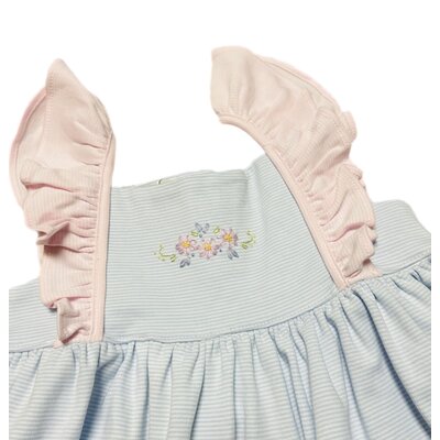 Squiggles Lazy Daisy Dress w/Ruffle