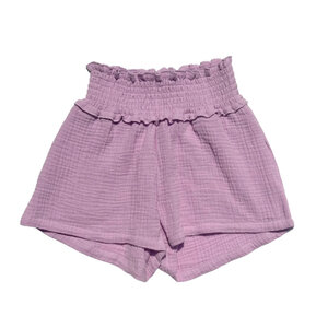 Pleat Collection Sadie Shorts Orchid Gauze