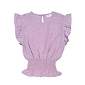 Pleat Collection Lilac Linen Cille Top