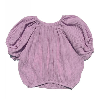 Pleat Collection Orchid Gauze Alexis Top