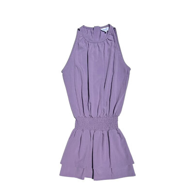 Pleat Collection Purple Wells Dress