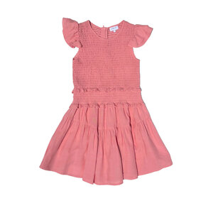 Pleat Collection Coral Ellie Dress