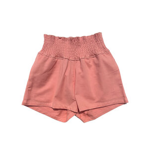 Pleat Collection Chloe Shorts Coral Twill