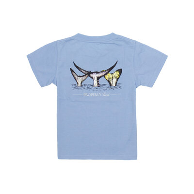 Properly Tied Lt Blue Fish Out of Water SS Tee