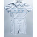 Baby Blessings Clothing Blue Crosses Henry Set