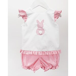 Baby Blessings Clothing Pink Bunny Tail Avery Set