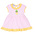Magnolia Baby Tropical Pineapple S/S Toddler Dress Pink