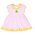 Magnolia Baby Tropical Pineapple S/S Dress Set Pink