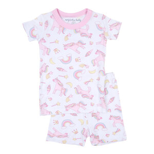 Magnolia Baby Believe in Magic Short Pajamas Pink