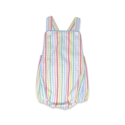 Lullaby Set Rainbow Stripe Evan Sunsuit
