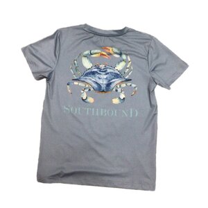 SouthBound Crab Performance Tee Blue