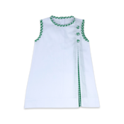 Lullaby Set Augusta Green Check & White Phoebe Dress