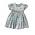 Lulu Bebe Floral Embroidered Smocked Dress w/ Ruffle Collar