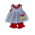 Be Mine Crab in a Bucket Applique Girl's Short Set