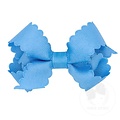 Wee Ones Mini Scallop Edge Grossgrain Bow