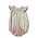 Delaney Geo/Flower Smocked Primary Color Stripe Angel Wing Bishop Bubble