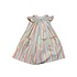 Delaney Geo/Flower Smocked Primary Color Stripe Angel Bishop Dress