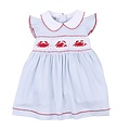 Magnolia Baby Crab Classics Smocked Collared Flutters Dress
