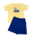 Luigi Tugboat Yellow T-shirt w/ Royal Pocket Shorts Set