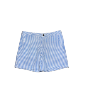 Lulu Bebe Blue Stripe Button Shorts