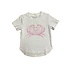Honesty Clothing Company Pink Crab Performance Tee White