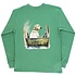 J Bailey Dog in Boat Green L/S Logo Tee