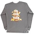 J Bailey Jack-O-Lantern Grey L/S Logo Tee