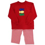 Bailey Boys Fish Trio Boys Pants Set