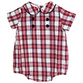 Bailey Boys Cranberry w/ Navy Corduroy Dressy Bubble