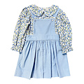 Ishtex Textile Products, Inc Blue Flower Jumper Set