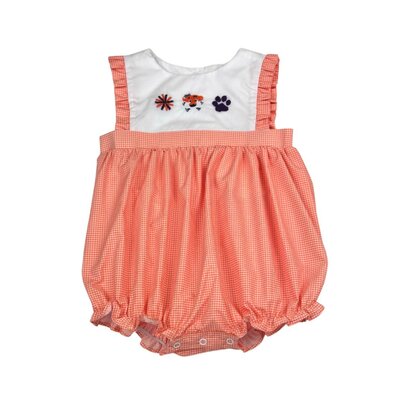 Krewe Kids Orange Tiger French Knot Girls Bubble