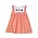 Krewe Kids Orange Tiger French Knot Dress