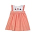 Krewe Kids Orange Tiger French Knot Dress