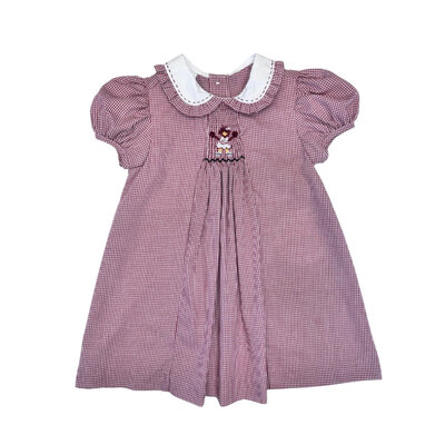 Krewe Kids Garnet Gamecock Smock Dress