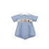 Petit Bebe Nativity Boy's Blue Check Bubble