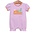 Trotter Street Kids Pink Halloween Wagon Romper