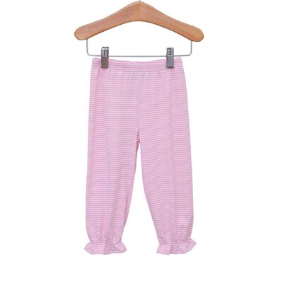 Trotter Street Kids Pink Jack'OLantern Ruffle Pant Set