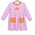 Trotter Street Kids Pink Pumpkin Patch LS Dress