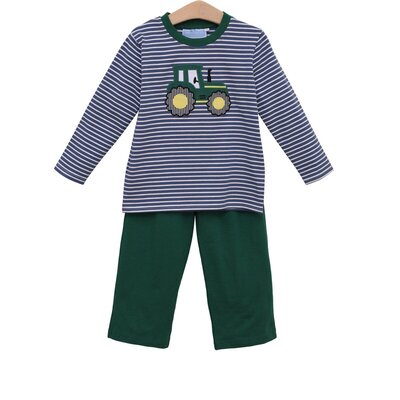 Trotter Street Kids Tractor Pants Set