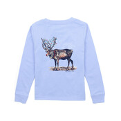 Properly Tied Light Blue Reindeer L/S Tee